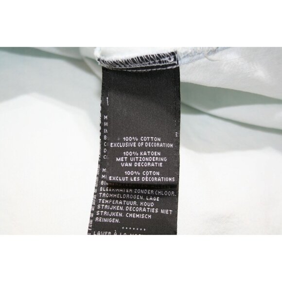 Harley-Davidson Blue Chambray Shirt Womens M Burn Rubber Embroidered Biker Moto - Picture 6 of 11